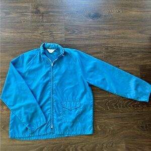 Vintage Sears The Men's Store Blue Windbreaker Jacket in size L